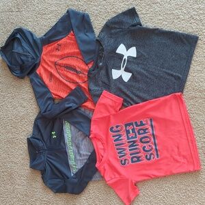 Boys Under Armour Shirt bundle Sz4